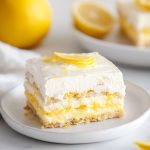 A slice of Lemon Tiramisu