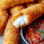 Homemade Mozzarella Sticks