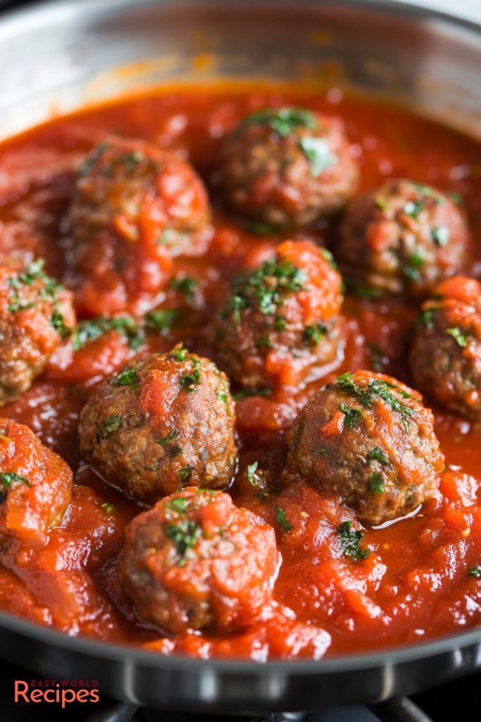 Meatballs in tomato sauce