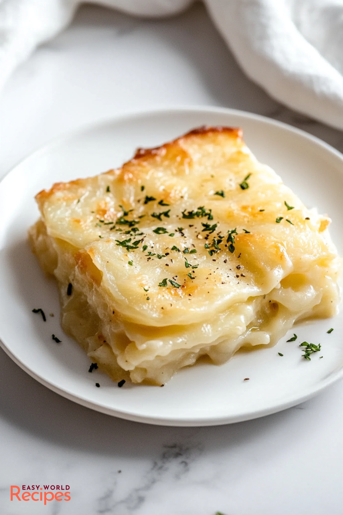 French Potatoes au Gratin Recipe - EasyWorldRecipes