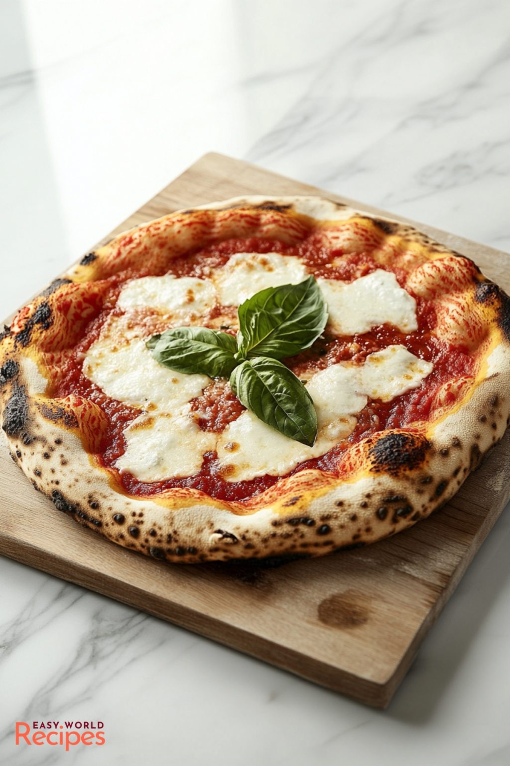 Classic Margherita Pizza with Homemade Pizza Dough