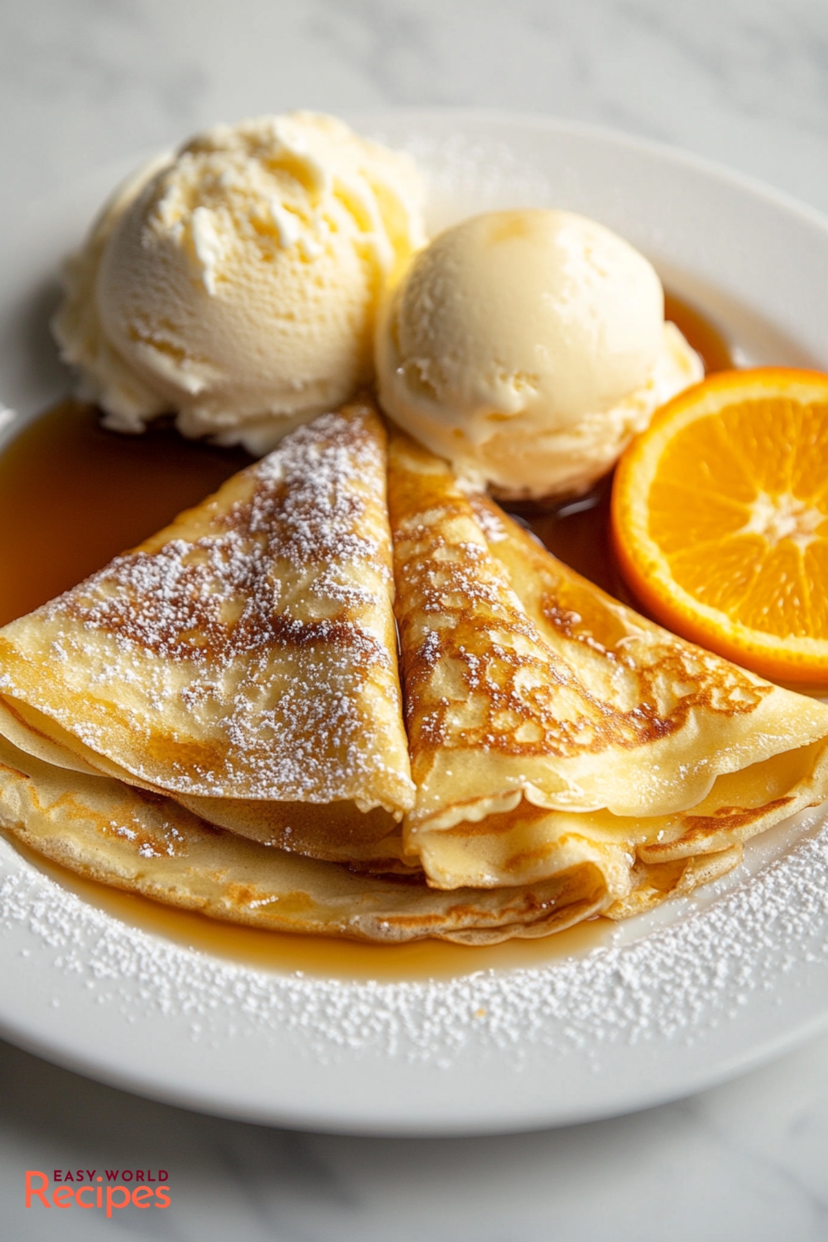 Crêpes Suzette Recipe (French Orange Butter Crêpes)