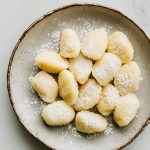 Traditional Italian Gnocchi, served in a bowl.