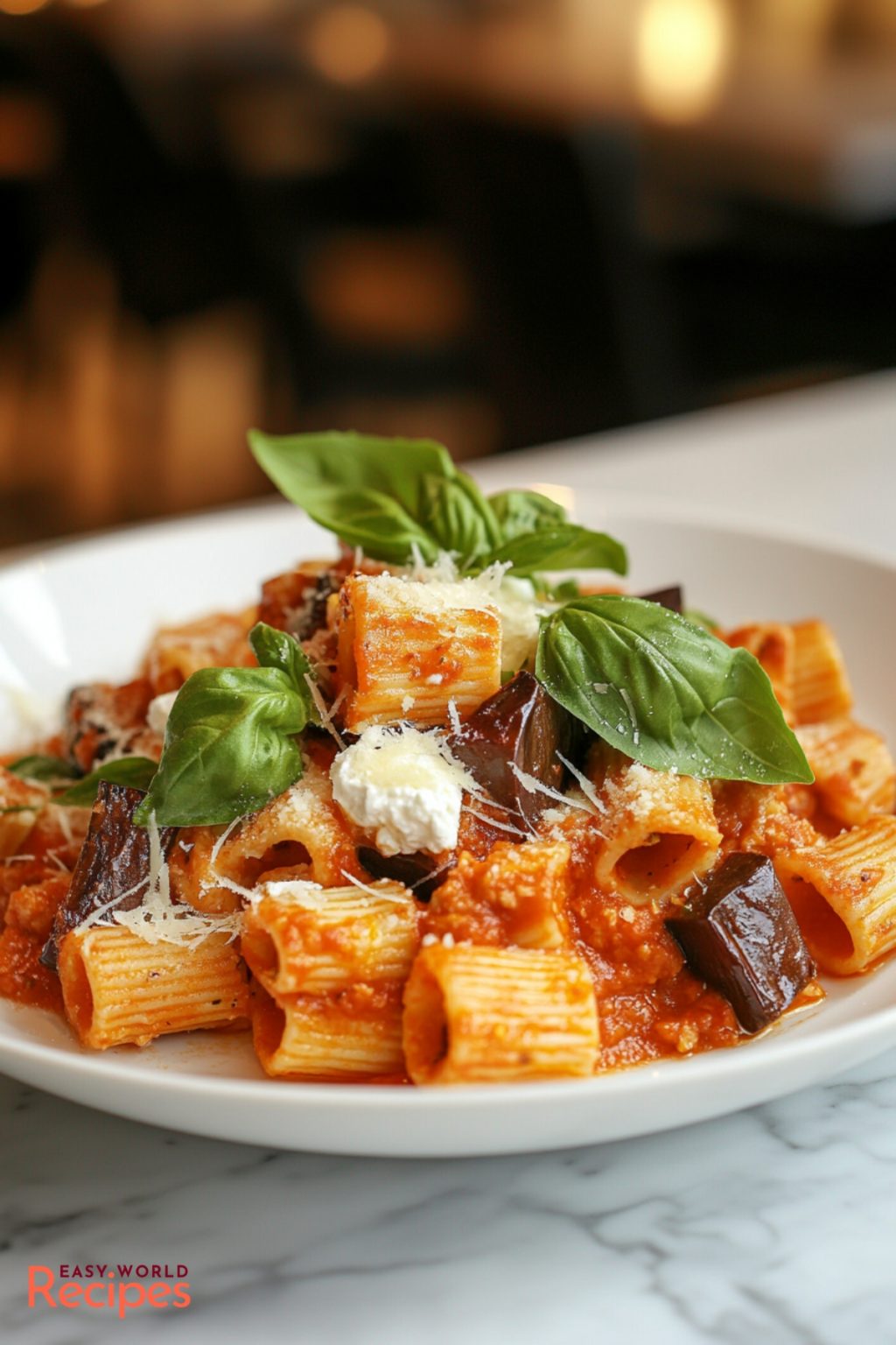 Traditional Pasta alla Norma Recipe - Eggplant Pasta
