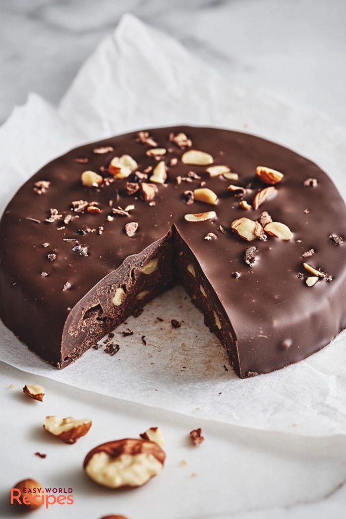 Traditional Panpepato (Italian Spiced Fruit and Nut Cake)