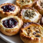 Czech Koláče, on a plate.