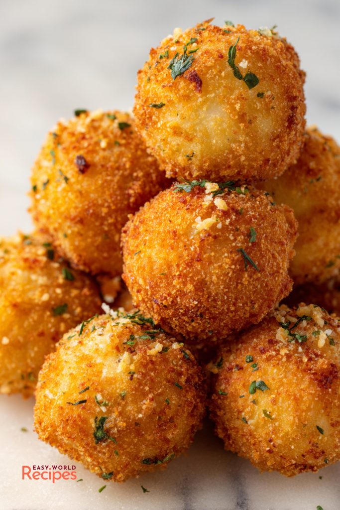 Crispy Mozzarella balls