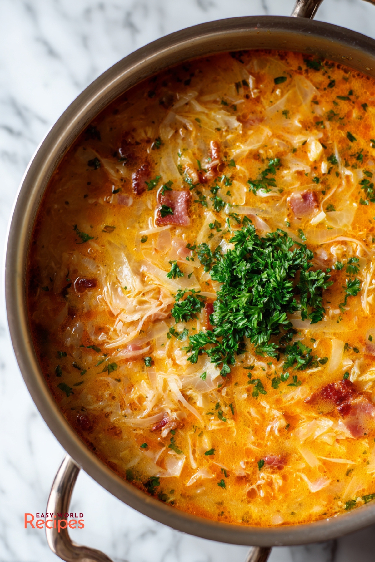 German Sauerkraut Soup Recipe (Sauerkrautsuppe)