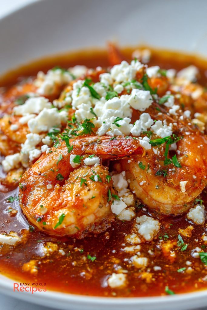 Garides Saganaki Greek Shrimp with Tomato