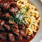 Hirschgulasch (German Venison Goulash)