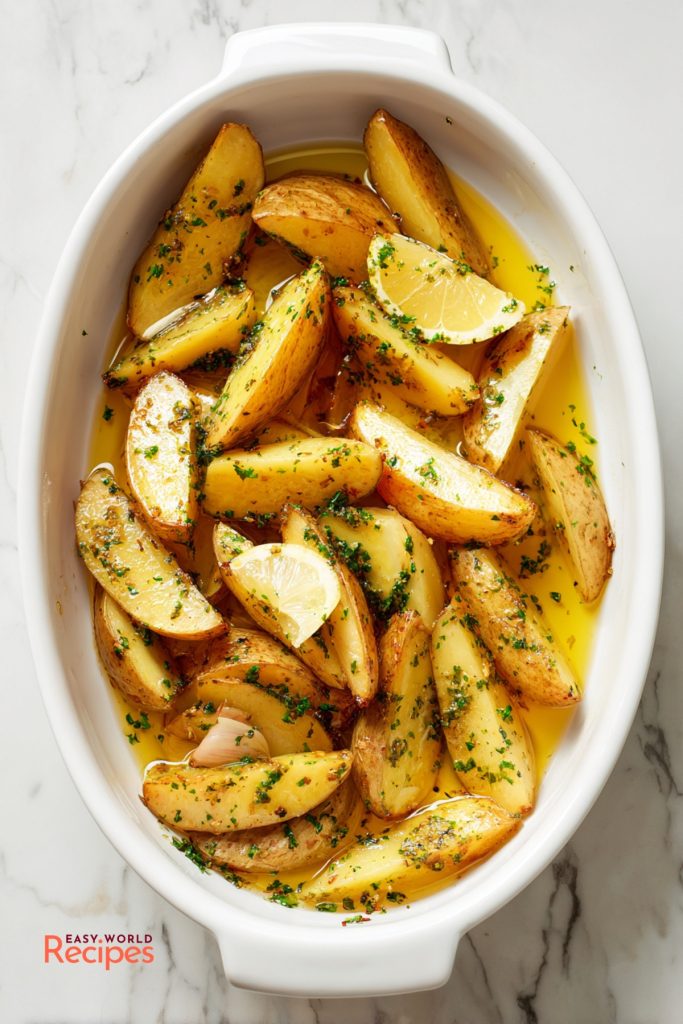 Patates Lemonates, Greek Lemon potatoes