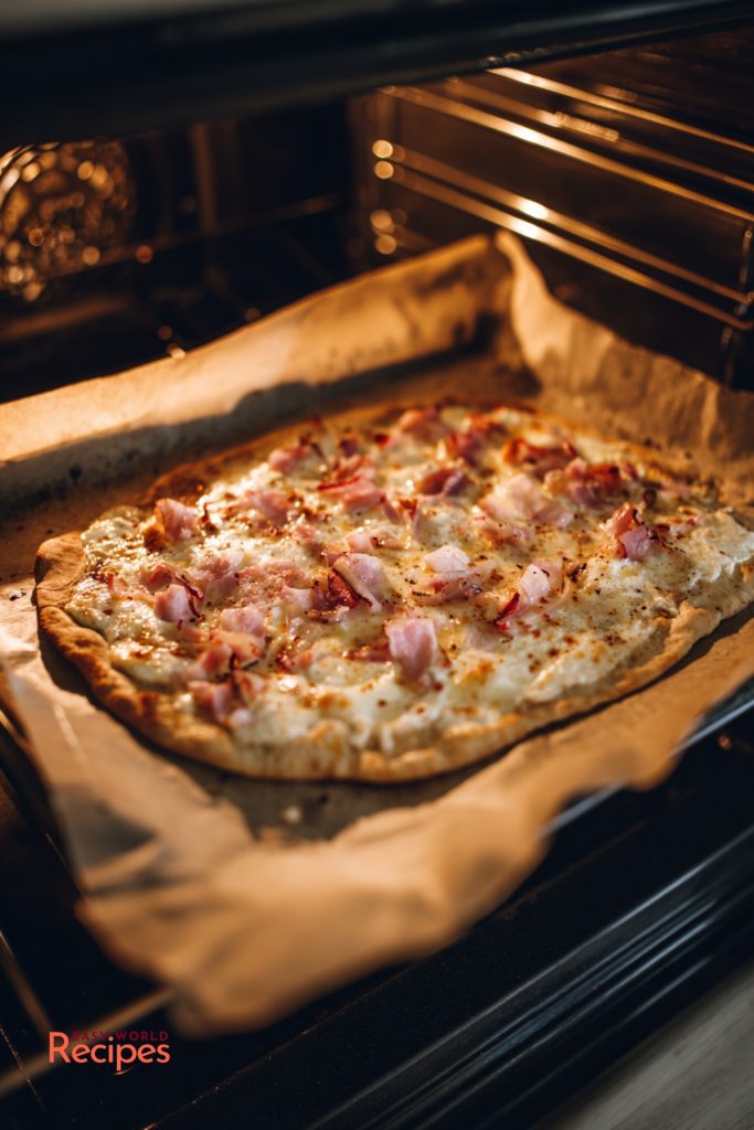Baking Flammkuchen