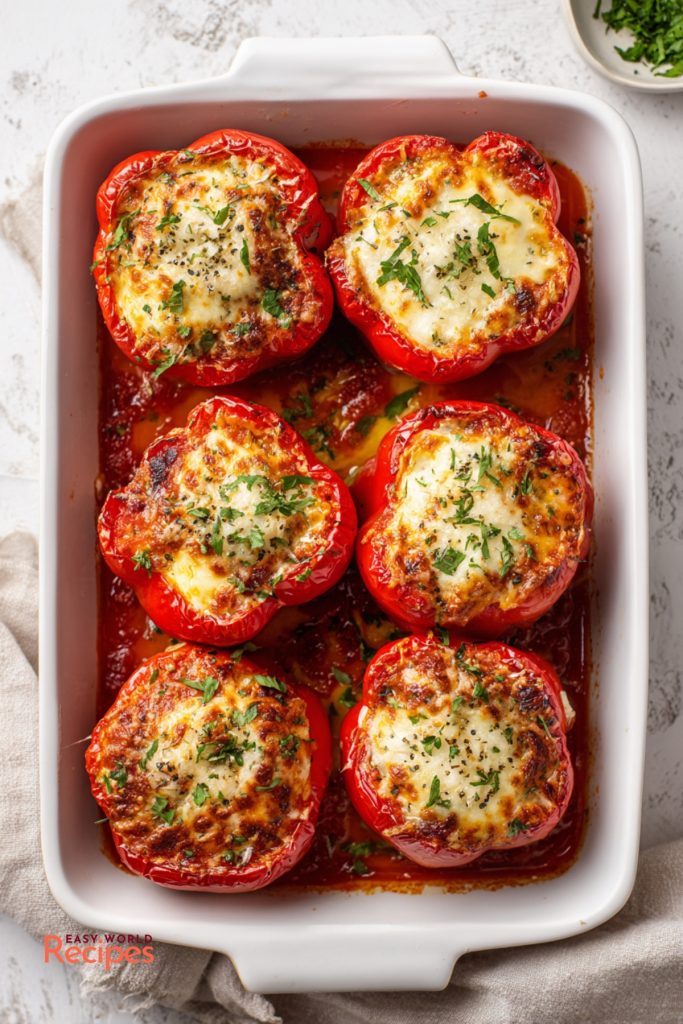 Baked Italian Stuffed Peppers (Peperoni Ripieni)