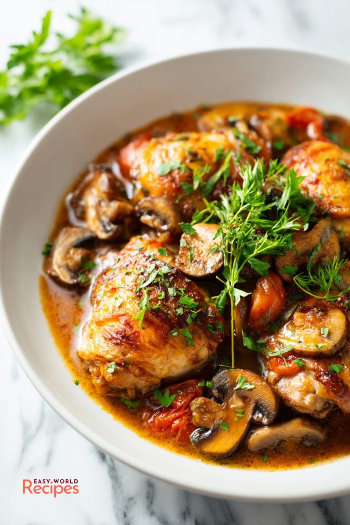 Chicken Chasseur (French Hunter's Chicken)