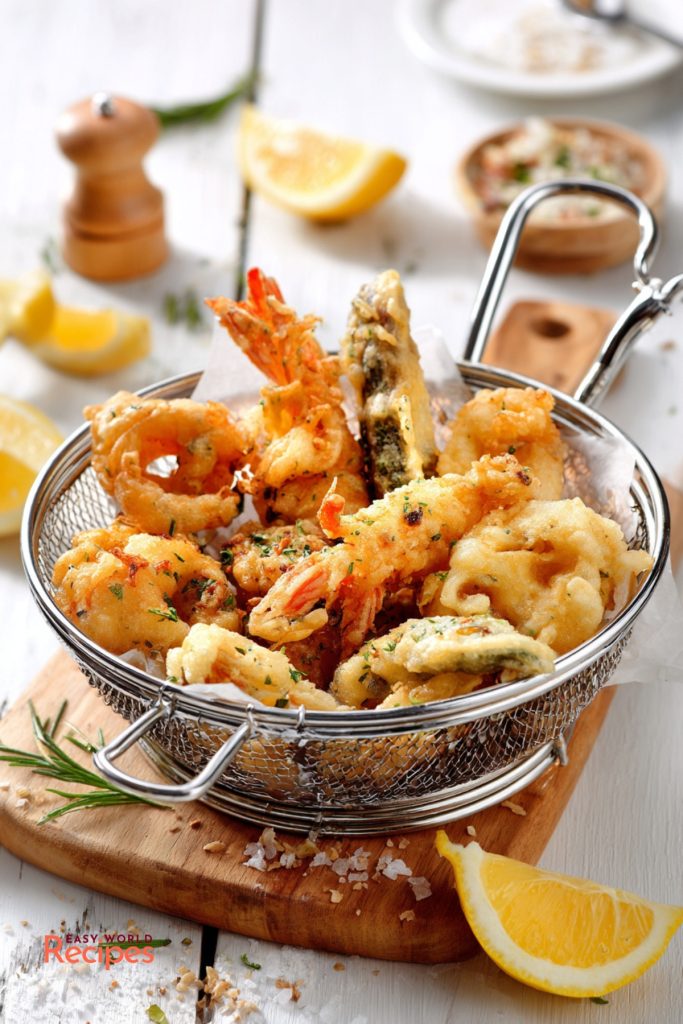 Fritto Misto Mixed Fry Seafood