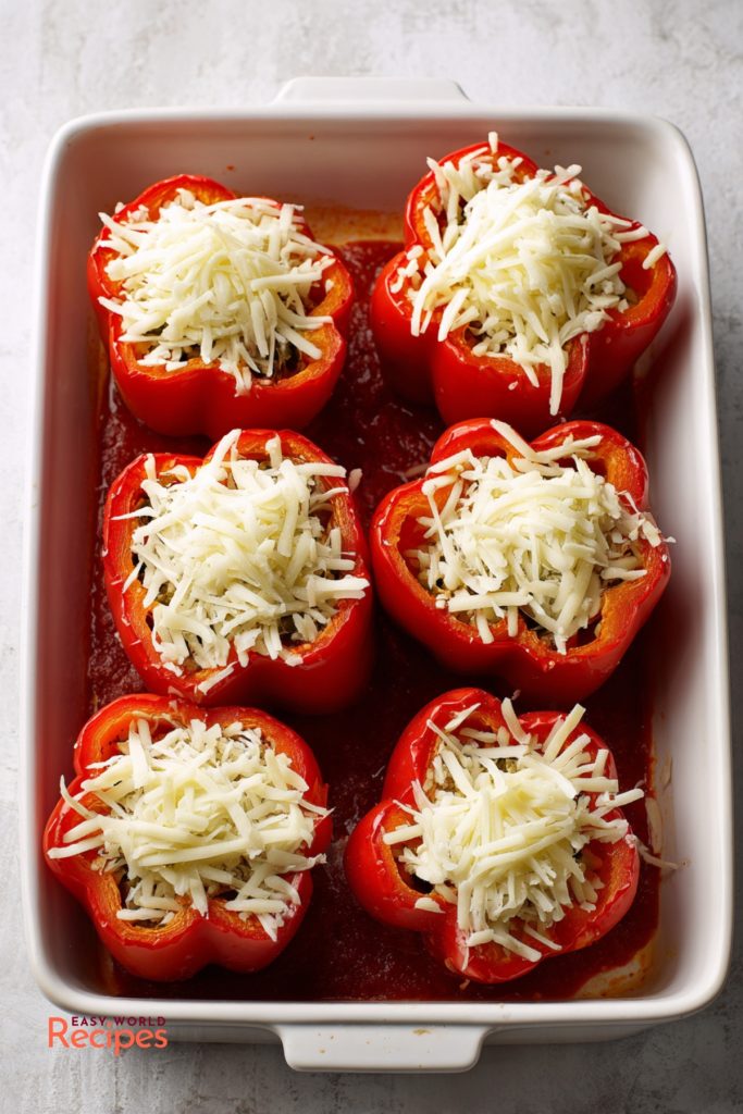 Raw Italian Stuffed Peppers