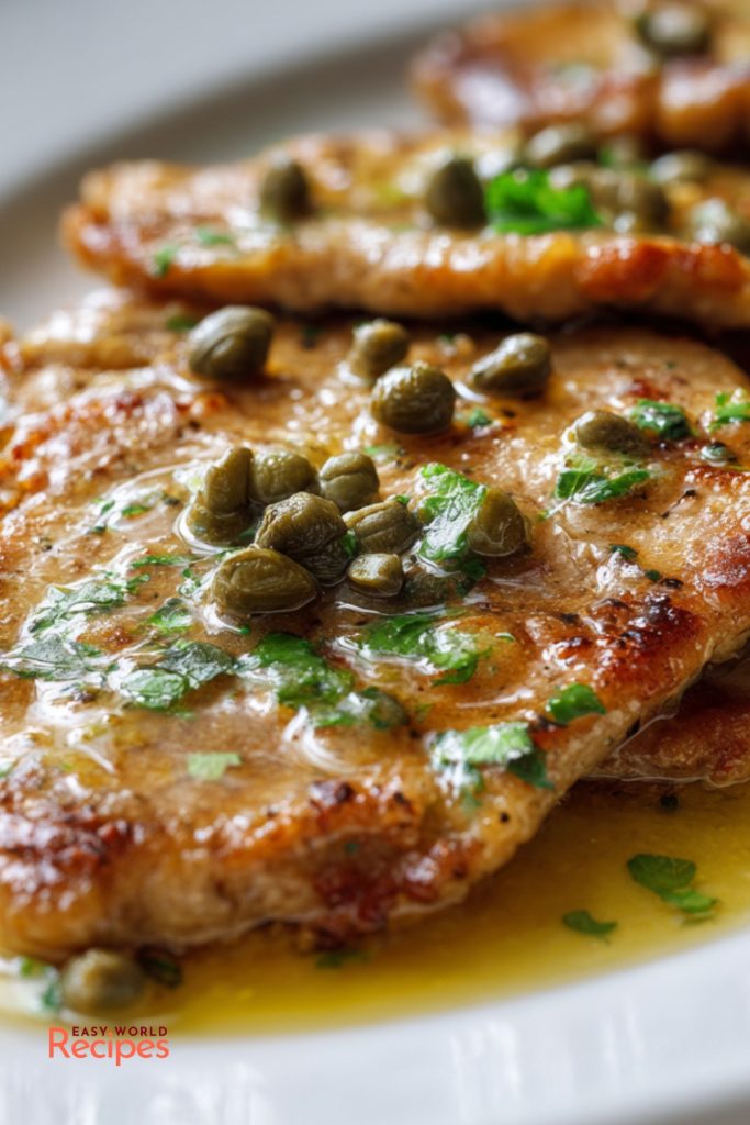 Veal Piccata with Lemon Caper Sauce