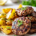 Greek Biftekia Traditional Greek-Style Meat Patties