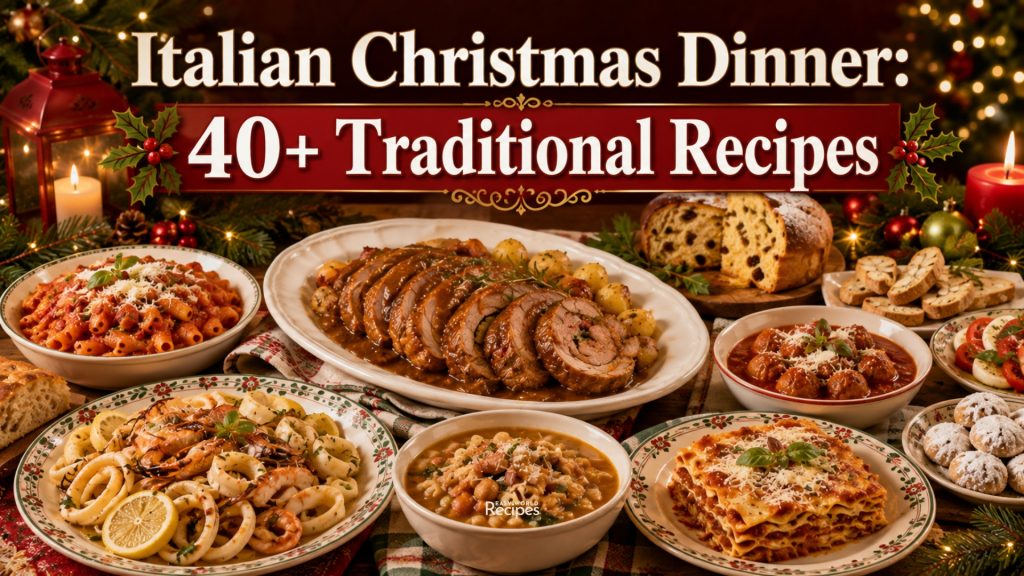 Italian Christmas Dinner: 40+ Traditional Recipes (Christmas Eve + Christmas Day Menu)
