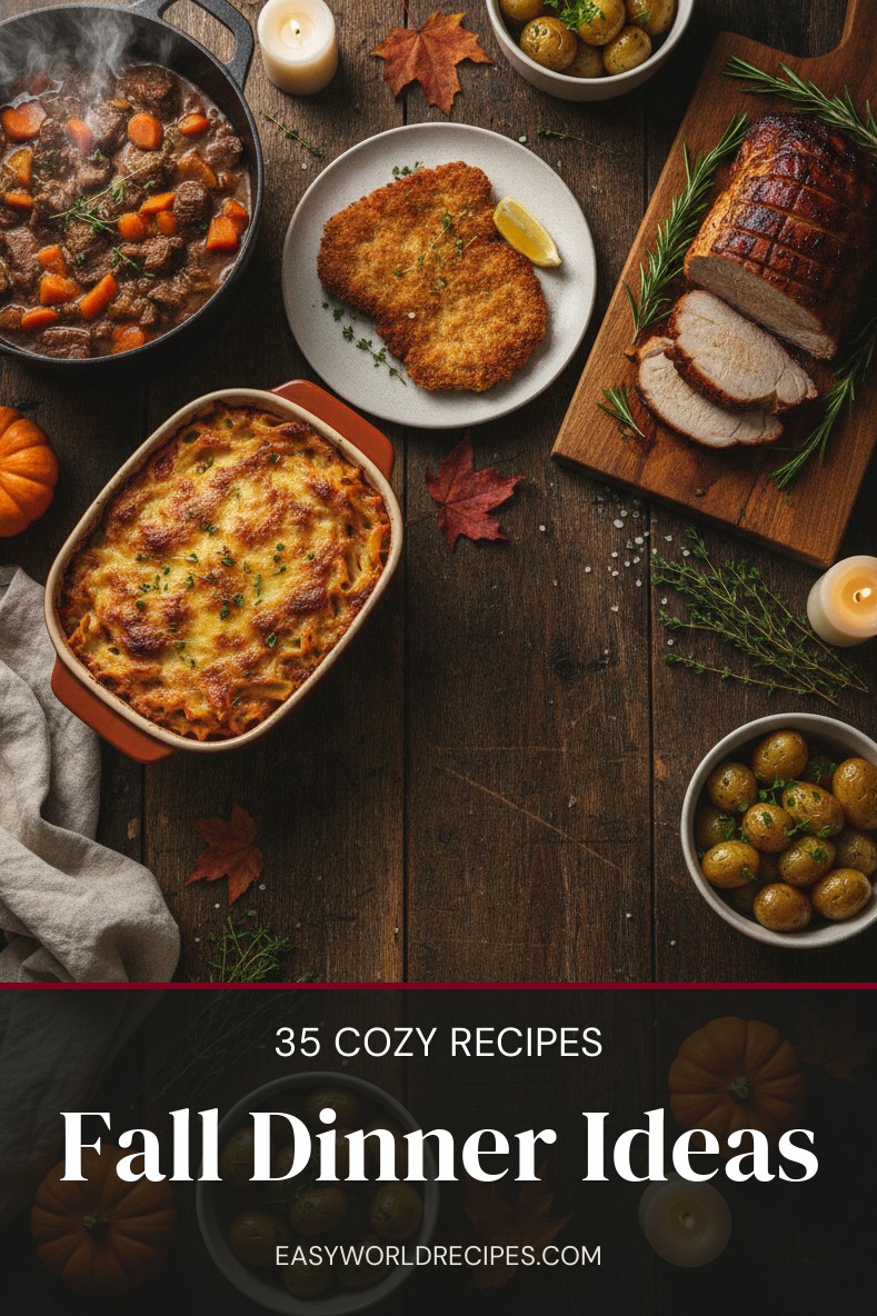 35 cozy fall dinner ideas - stews, roasts, casseroles and comfort food classics